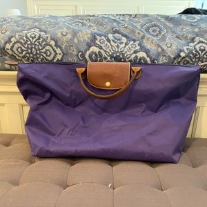 Longchamp Purple Duffle